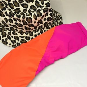 Victoria’s Secret Color Block Bandeau Bikini Top